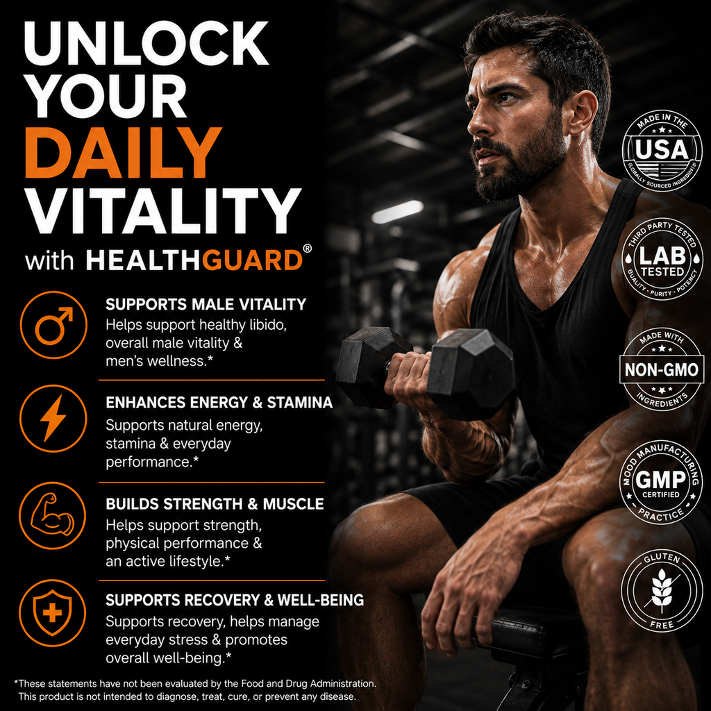 HealthGuard Men’s Vitality Support 3 Pack